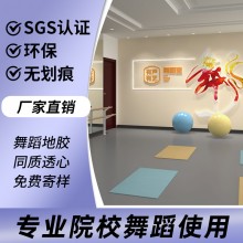 舞蹈地膠地墊專用教室專業(yè)地板膠室內pvc房商用塑膠運動地板芭蕾
